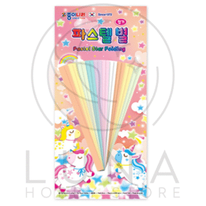 Jong Ie Nara | Pastel Star Folding Paper | 파스텔 별 접기 종이