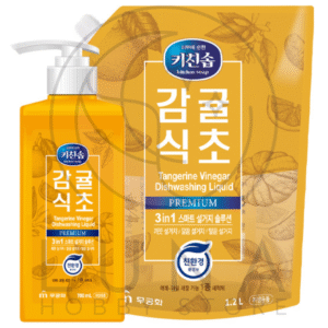 Kitchen Soap | Tangerine Vinegar Dishwashing Liquid | 감귤식초 프리미엄 주방세제 | 700ml