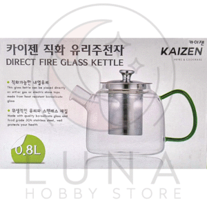 Kaizen | Direct Fire Glass Kettle | 직화 유리주전자 | 0.8L