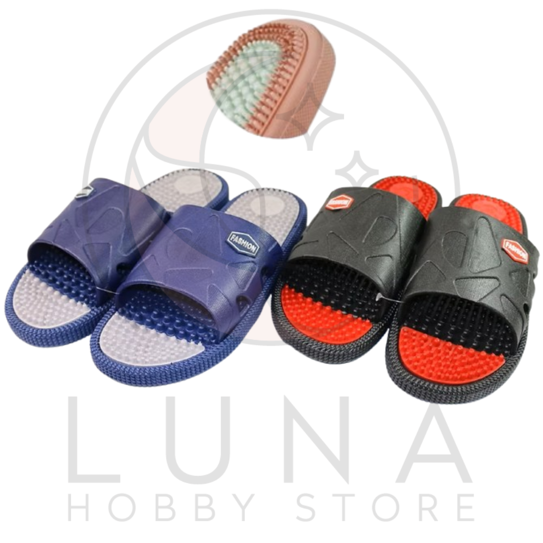 Fashion Massage Slippers | Jjimjilbang Bathhouse Essentials | Men's Sizes