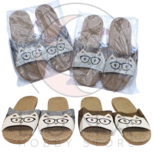 Wellbeing Cat Slippers | Indoor Comfort Set | 웰빙 고양이 슬리퍼 | Men's Size