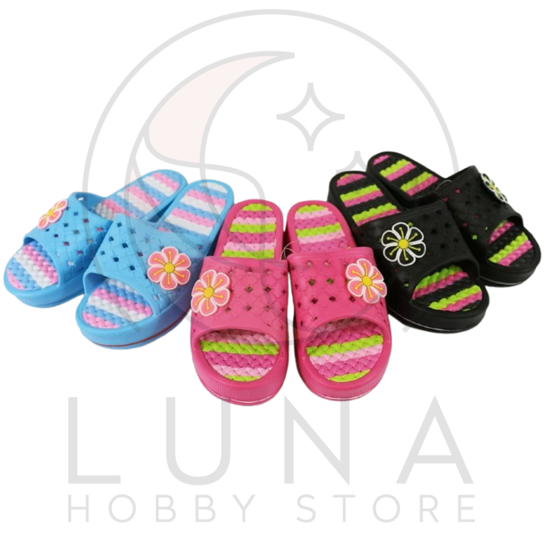 Flower Sandals | 플라워 욕실 슬리퍼 | Women's Size - Image 3