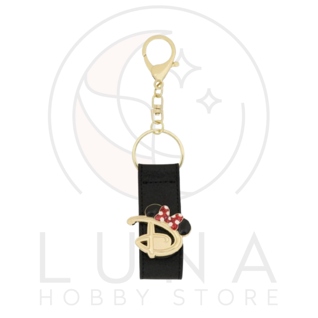 Tokyo Disney Resort | Disney Headband Holder Keychain | Minnie Icon with D Charm