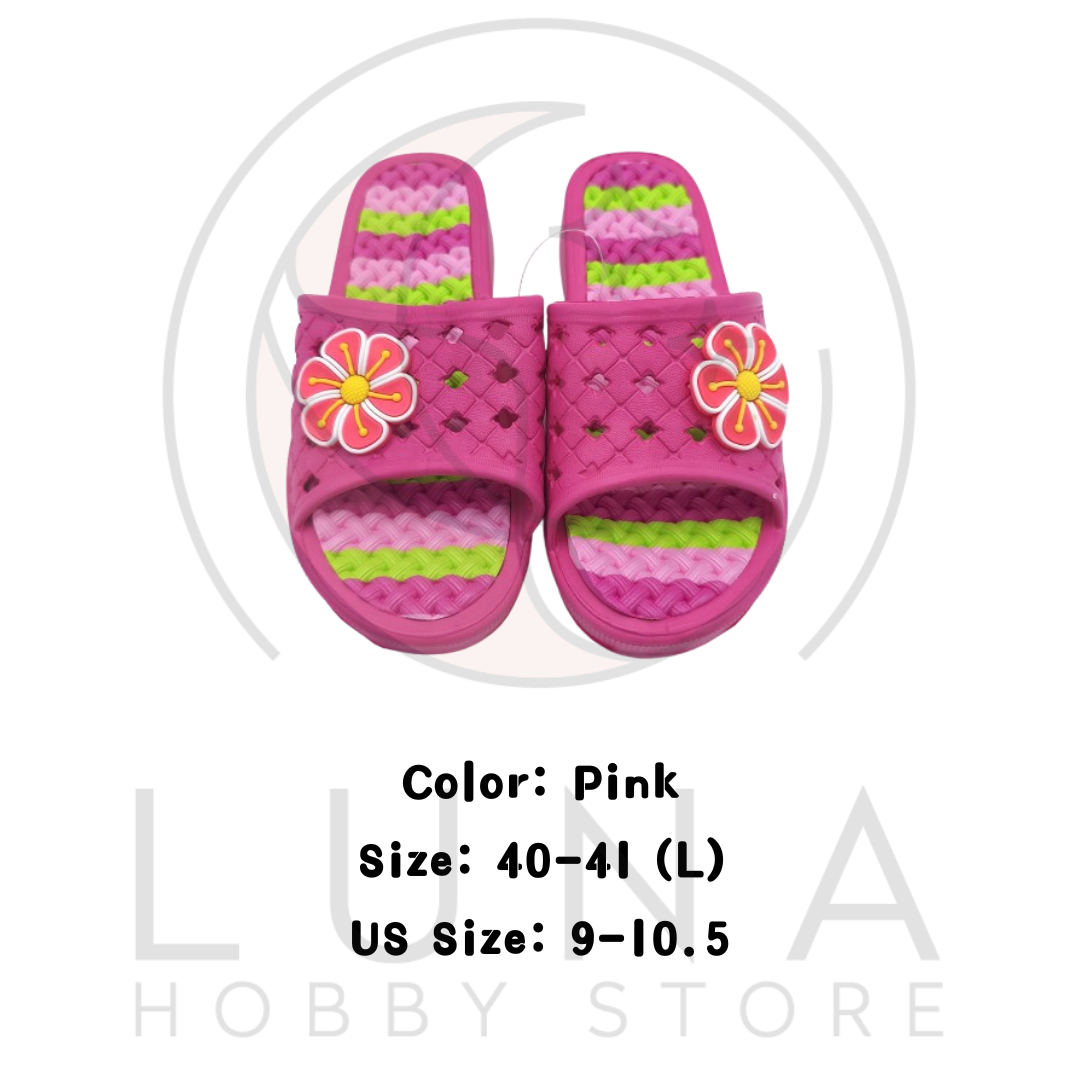 Flower Sandals | 플라워 욕실 슬리퍼 | Women's Size - Image 11