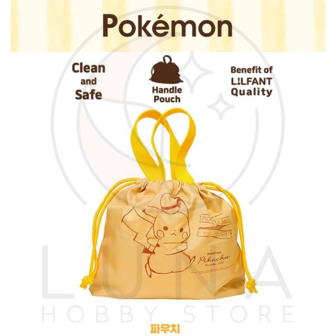 L!LFANT | Pikachu Bento Lunch Bag & Box Set | Pokémon Collection | 피카츄 도시락 세트 - Image 2