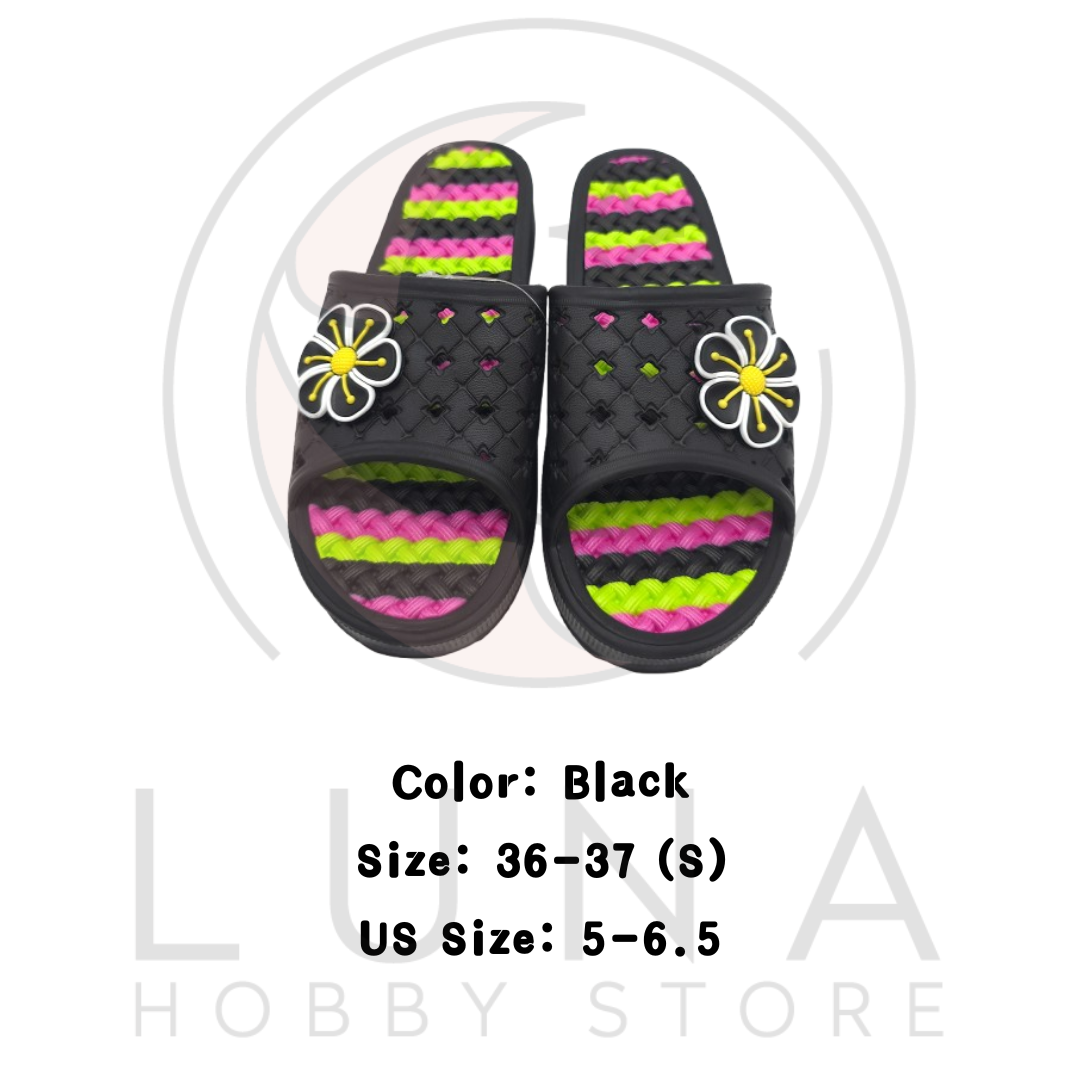 Flower Sandals | 플라워 욕실 슬리퍼 | Women's Size - Image 16