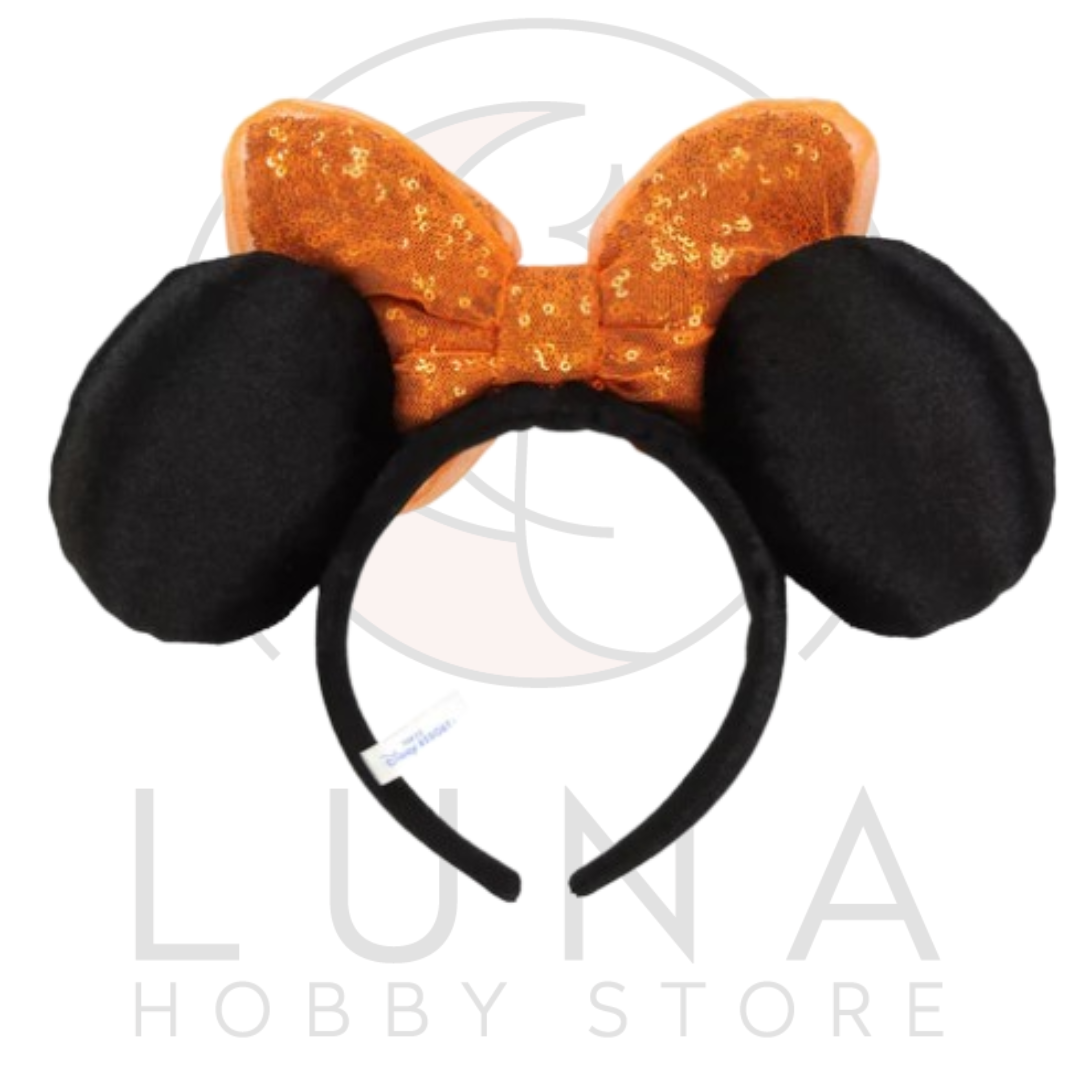 Minnie Mouse Halloween Sequin Bow Ears Headband | Tokyo Disneyland Exclusive - Image 3
