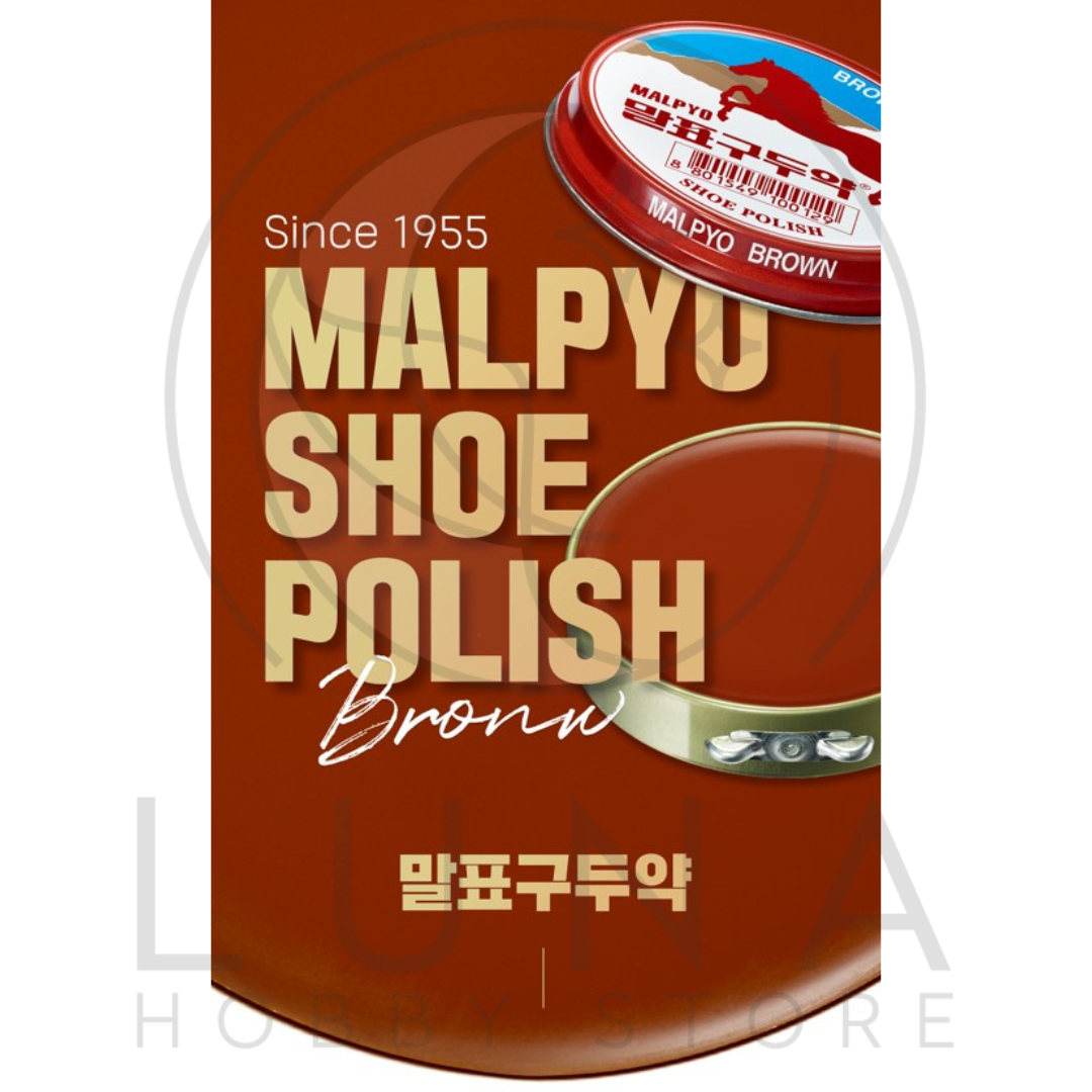 Malpyo | Classic Shoe Polish | Brown | 말표구두약 자색 - Image 2