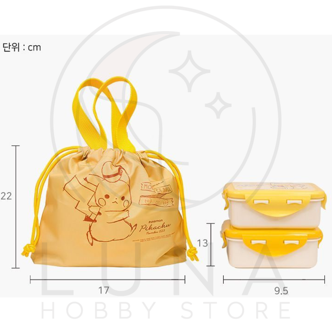 L!LFANT | Pikachu Bento Lunch Bag & Box Set | Pokémon Collection | 피카츄 도시락 세트 - Image 4