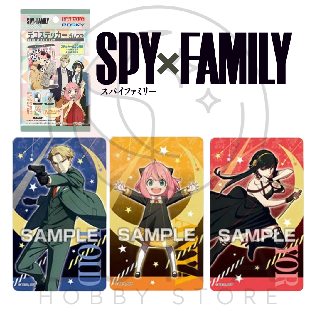 SPY×FAMILY Deco Sticker Collection | SPYxFAMILY デコステッカーガムつき - Image 2