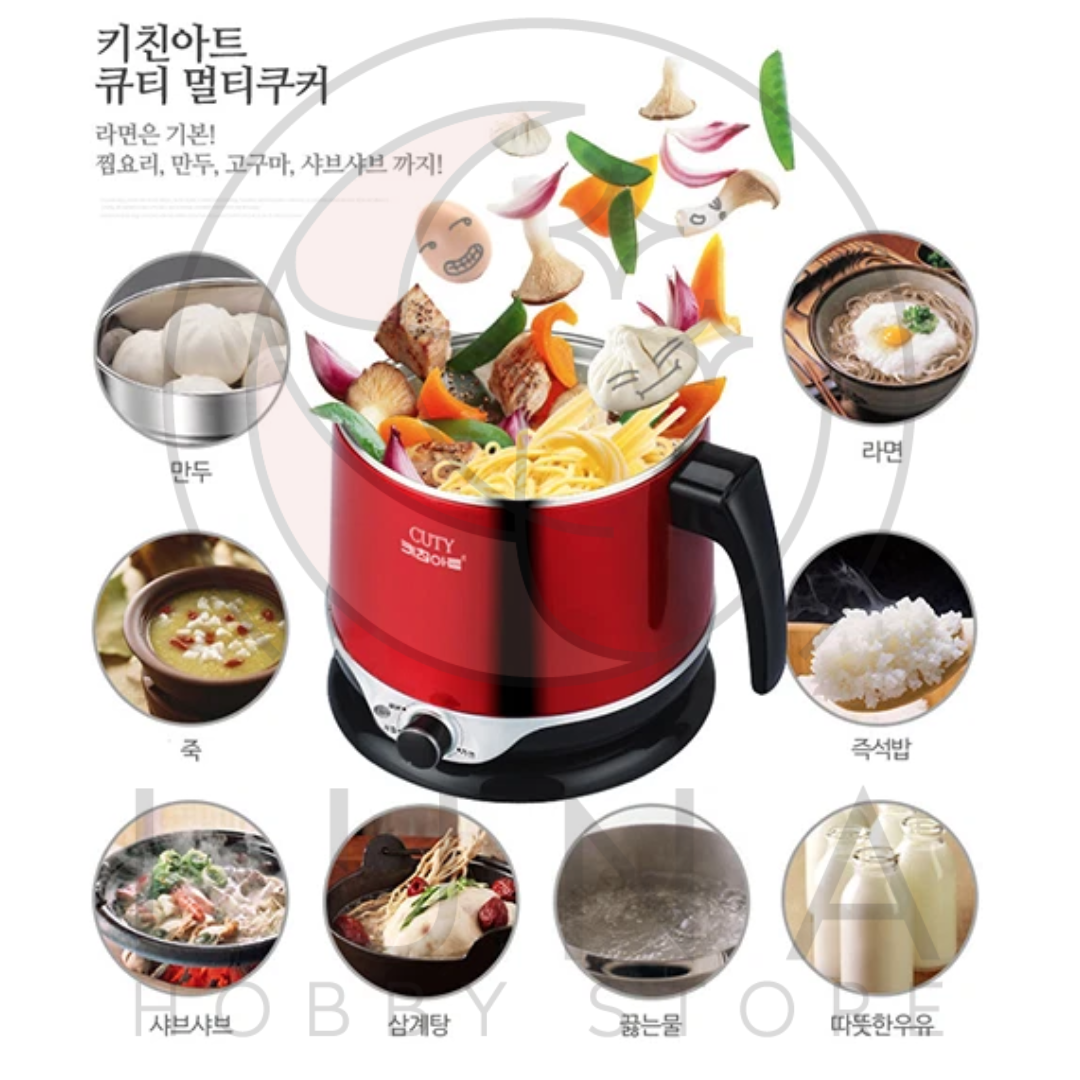 Home Art Double Wall Multi Pot | 1.3L & 1.8L | 멀티포트 스테인리스 스틸 - Image 4