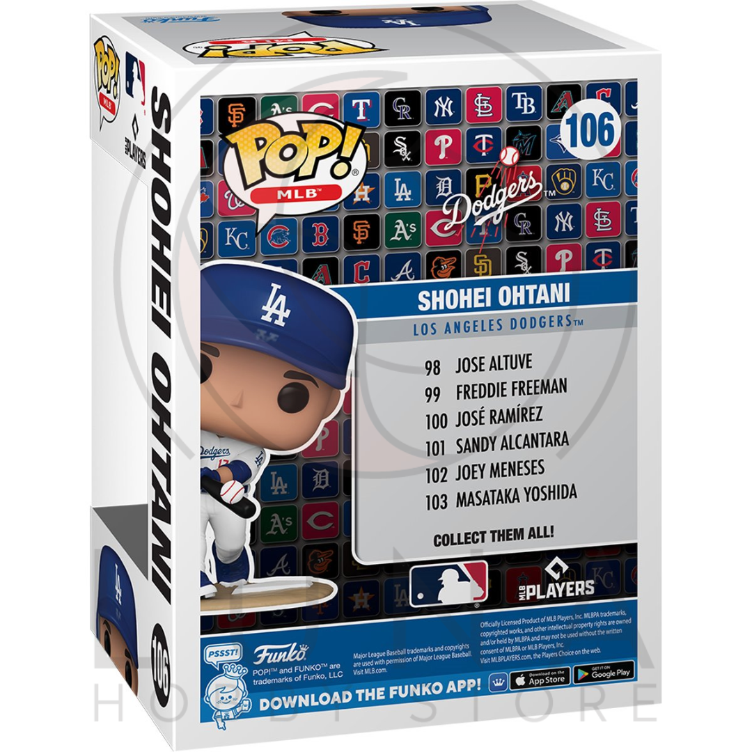 Los Angeles Dodgers Edition | MLB Shohei Ohtani #106 Funko Pop! Vinyl Figure - Image 3