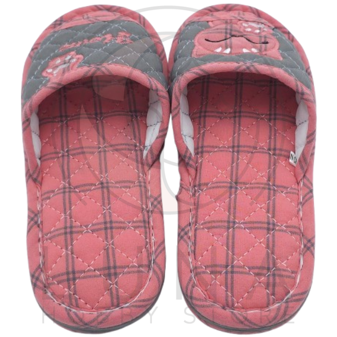 Women’s Cat Home 3-Tier Slippers | Quilted Indoor Slides | One Size - Image 3