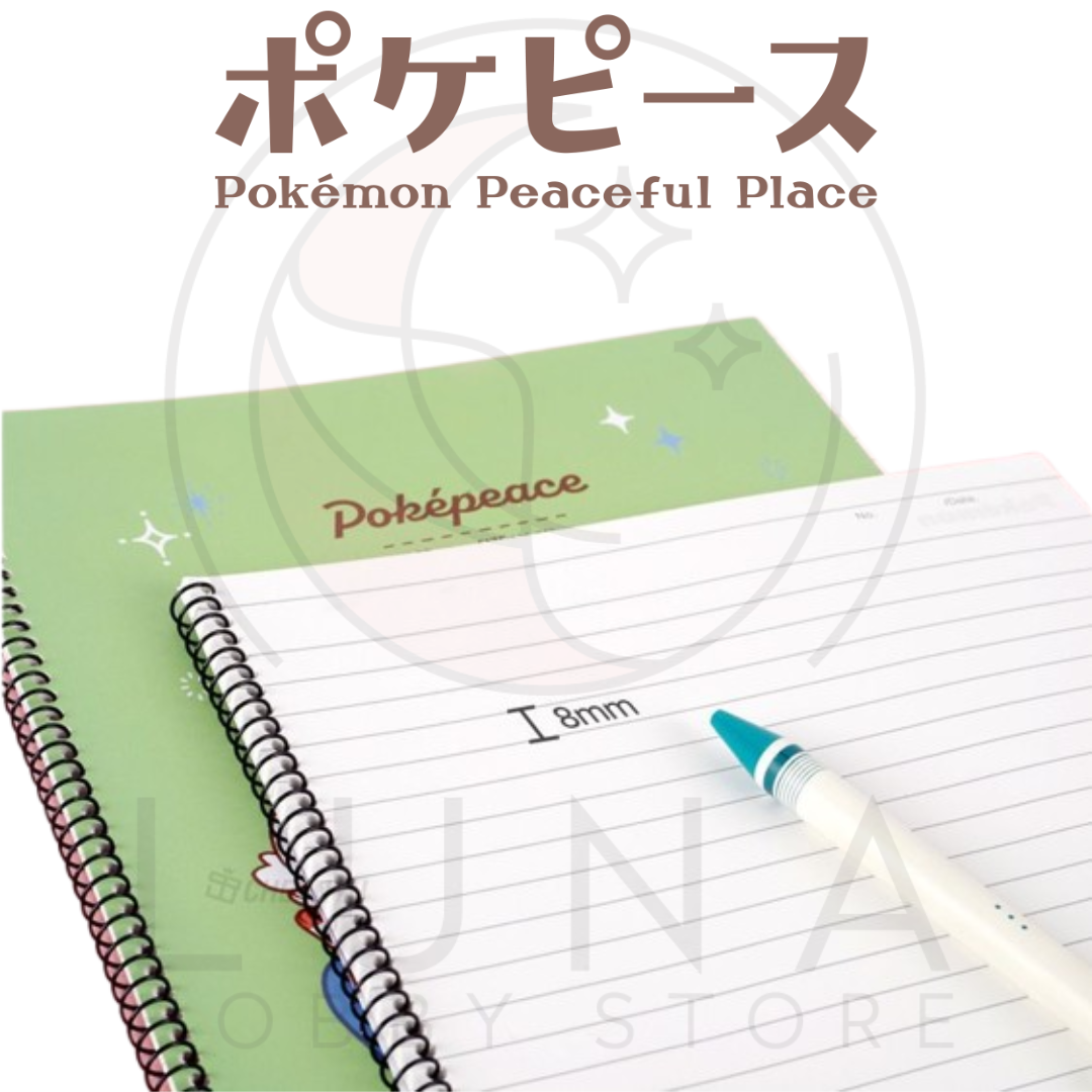 Poképeace | Pokémon 8mm Ruled Notebook | 2 Variations | 포켓피스 노트 - Image 2