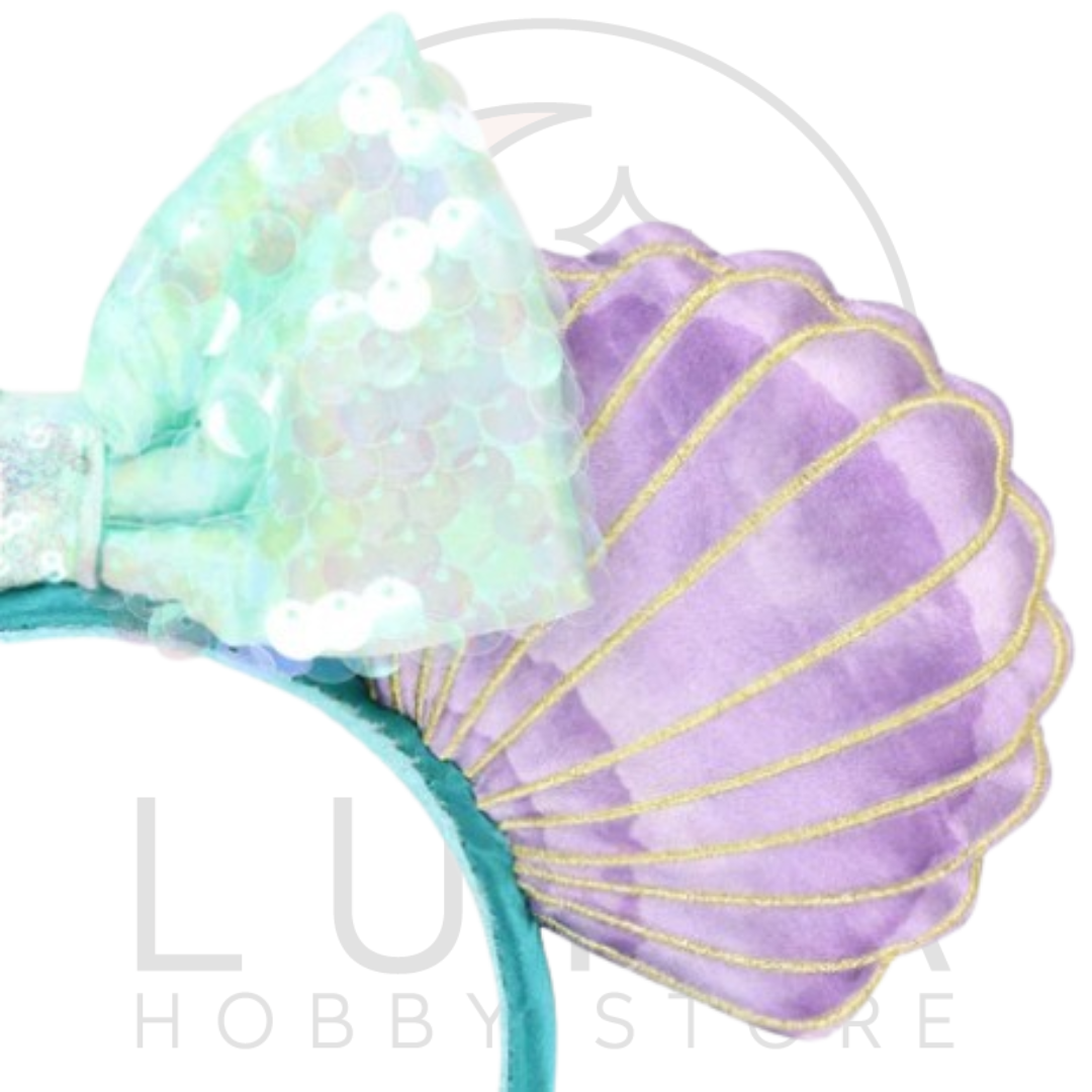 Ariel Shell Sequin Headband | Tokyo Disneyland Exclusive - Image 2