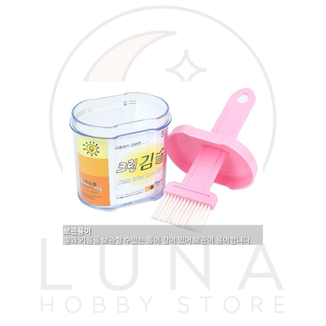 Dried Laver Brush | 크린 김솔 | Pink or Blue Handle - Image 3