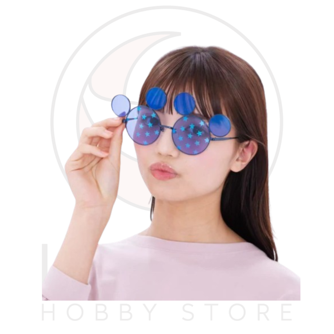 Tokyo Disney Resort | Starry Mickey Ears Sunglasses | Blue-Tinted Lenses with Stars - Image 5