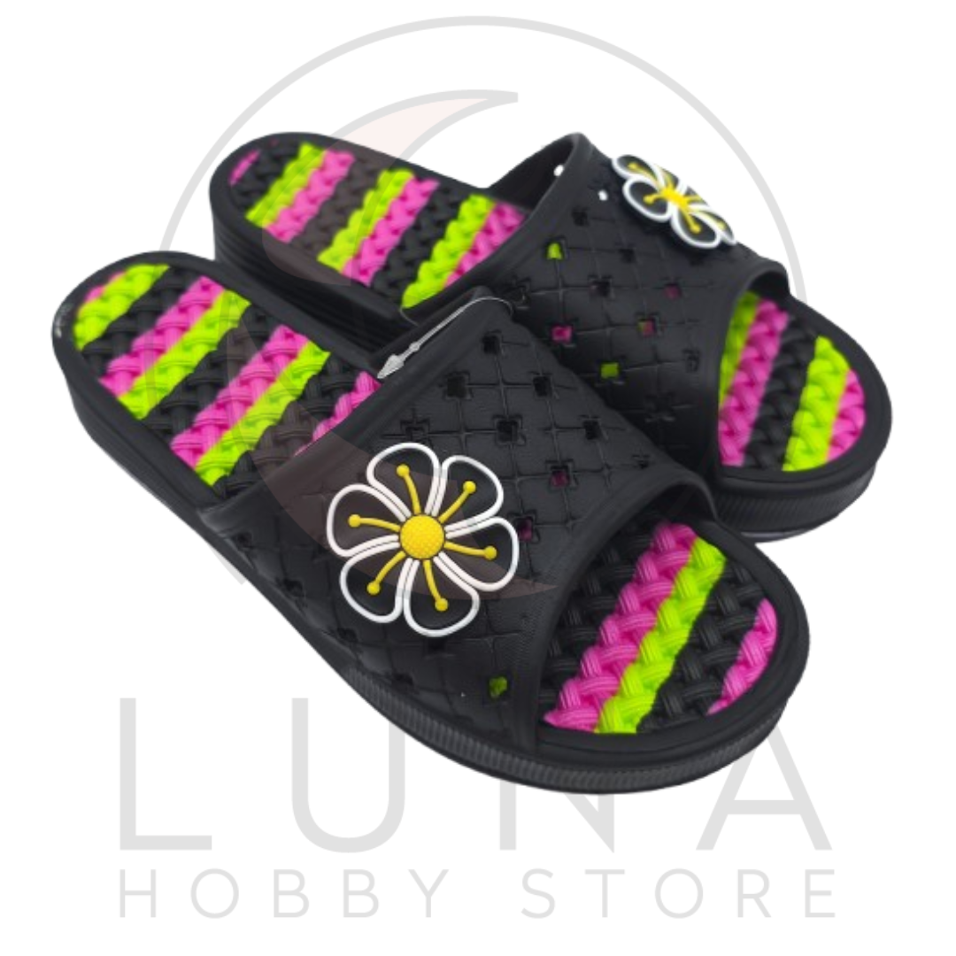 Flower Sandals | 플라워 욕실 슬리퍼 | Women's Size - Image 7