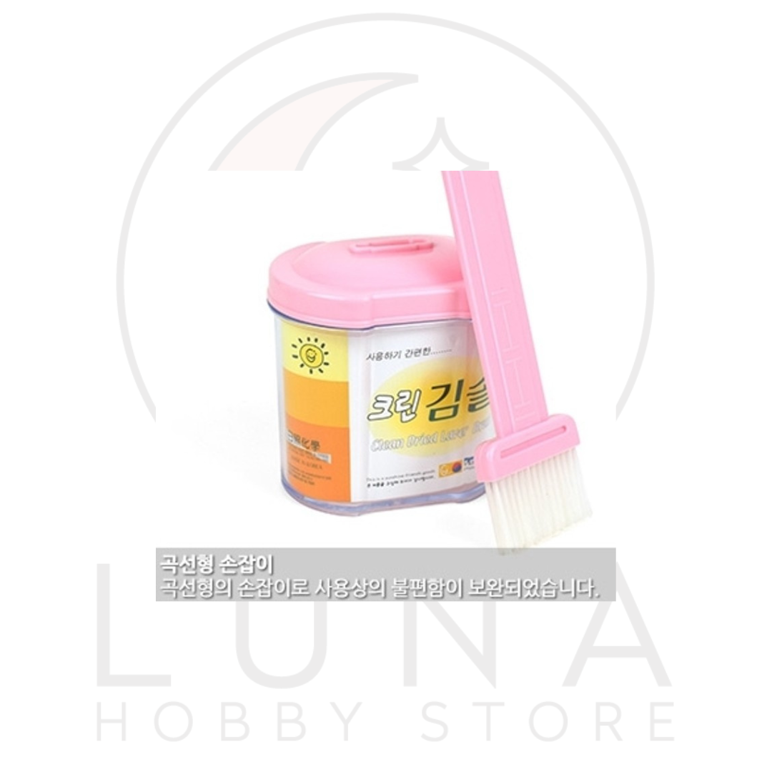 Dried Laver Brush | 크린 김솔 | Pink or Blue Handle - Image 2