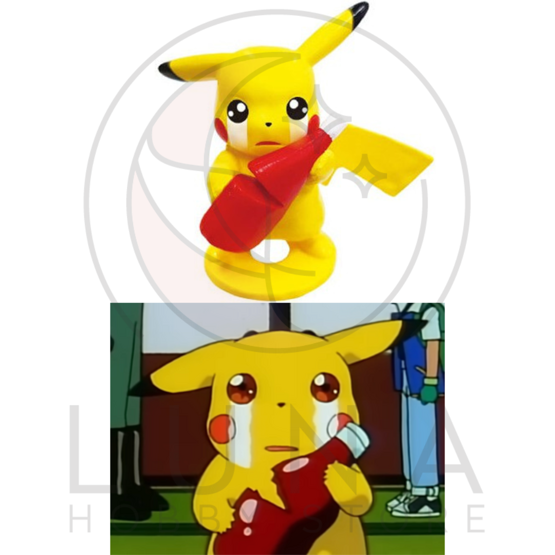 Pokémon Ketchup Pikachu Figure Set | 케찹 피카츄 피규어 세트 | 7 Expressions + Poké Ball Case - Image 7