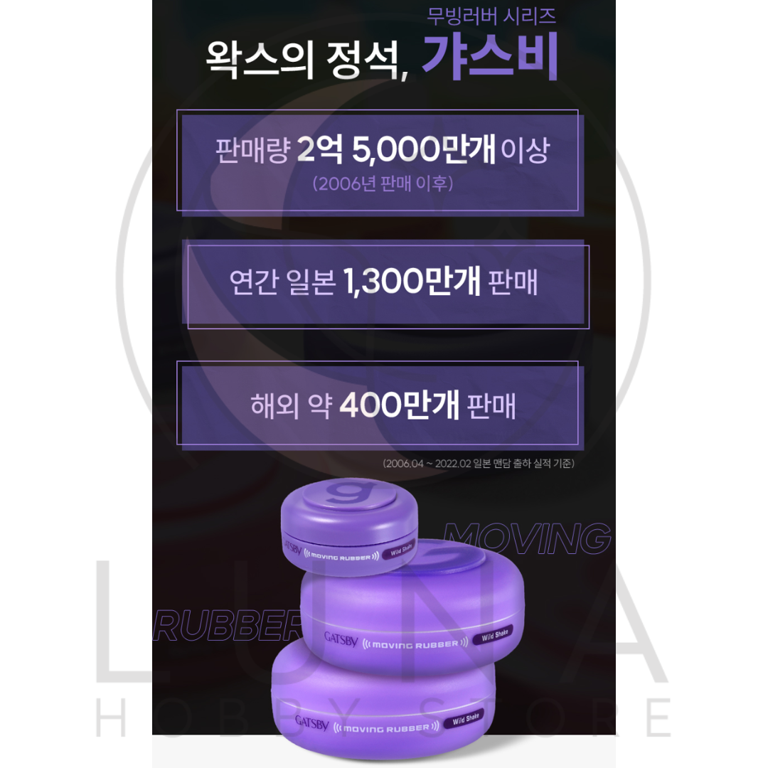 Gatsby | Moving Rubber | Spiky Edge Hair Wax | 스파이키 엣지 헤어 왁스 | 80g - Image 4