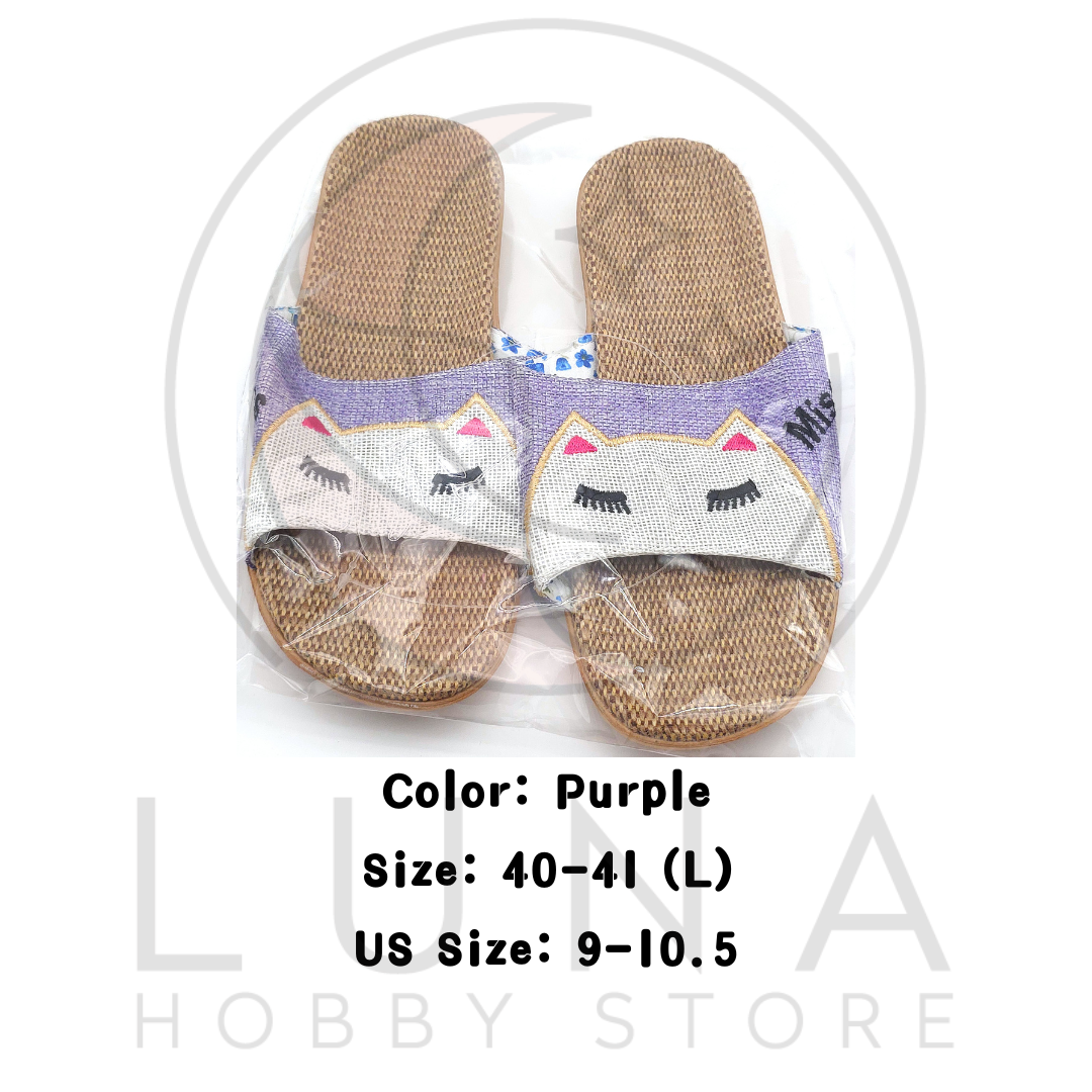 Wellbeing Cat Slippers | Indoor Comfort Set | 고양이 욕실 슬리퍼 | Women's Sizes - Image 8