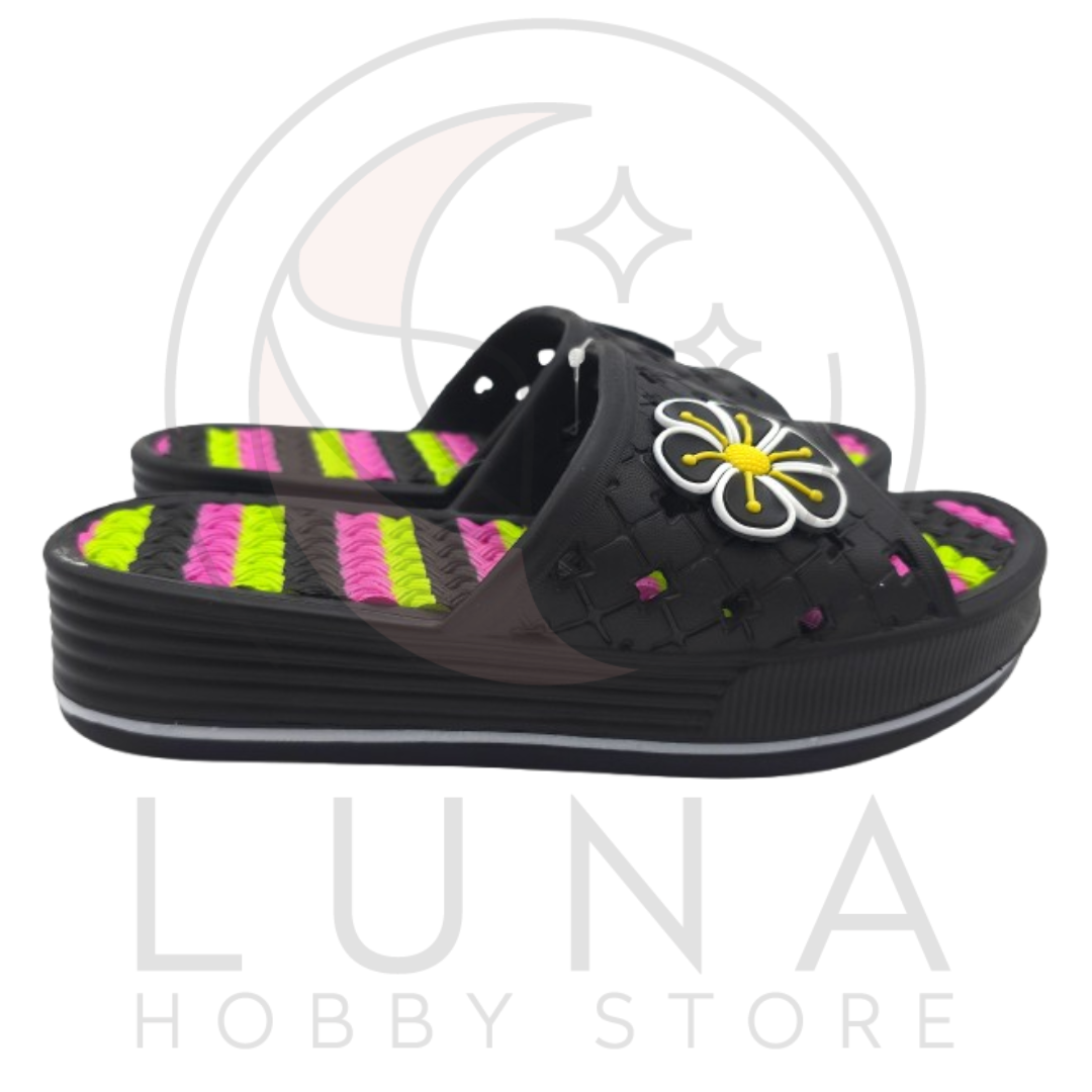 Flower Sandals | 플라워 욕실 슬리퍼 | Women's Size - Image 6