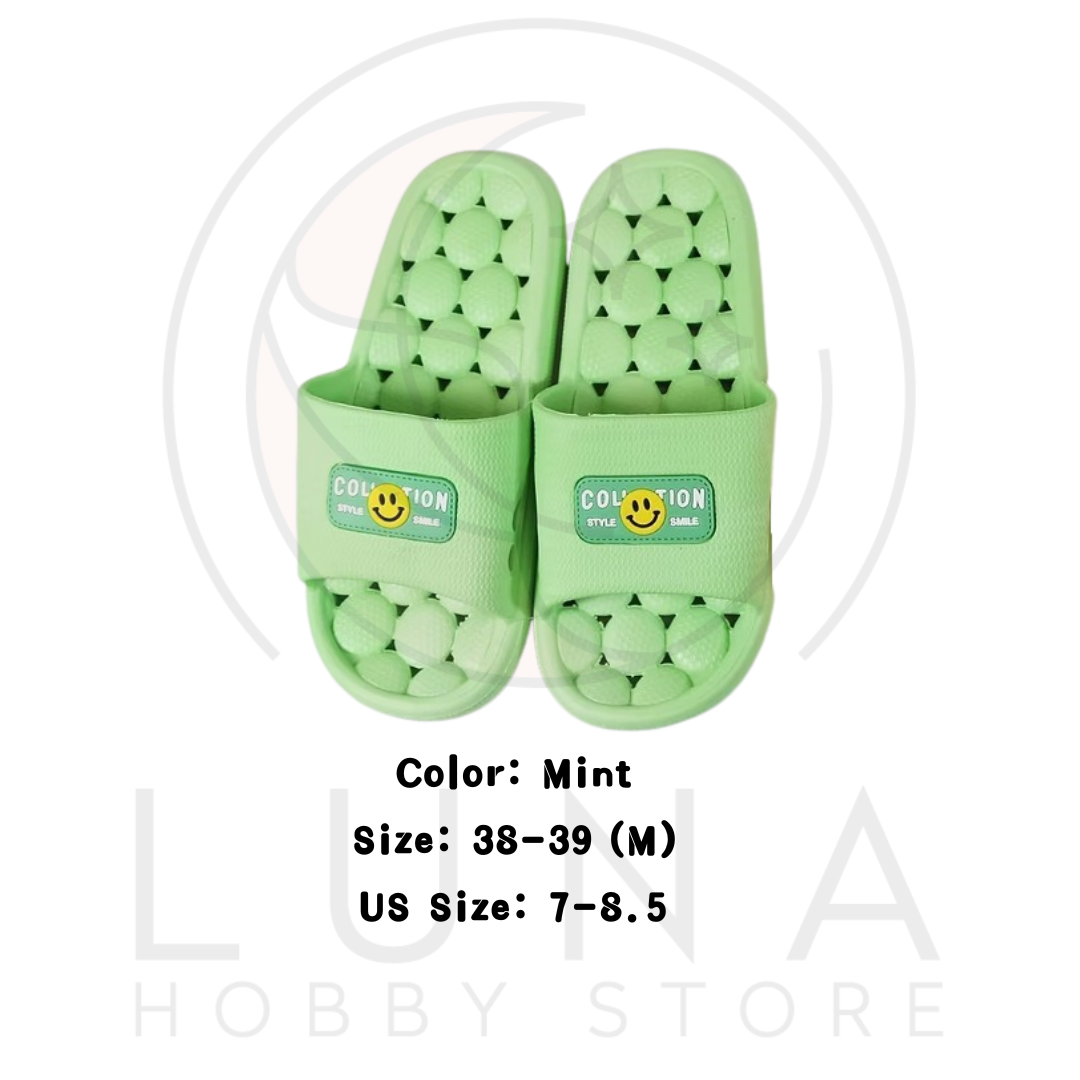 Women Smile Sauna Slippers | 스마일 사우나 슬리퍼 - Image 4