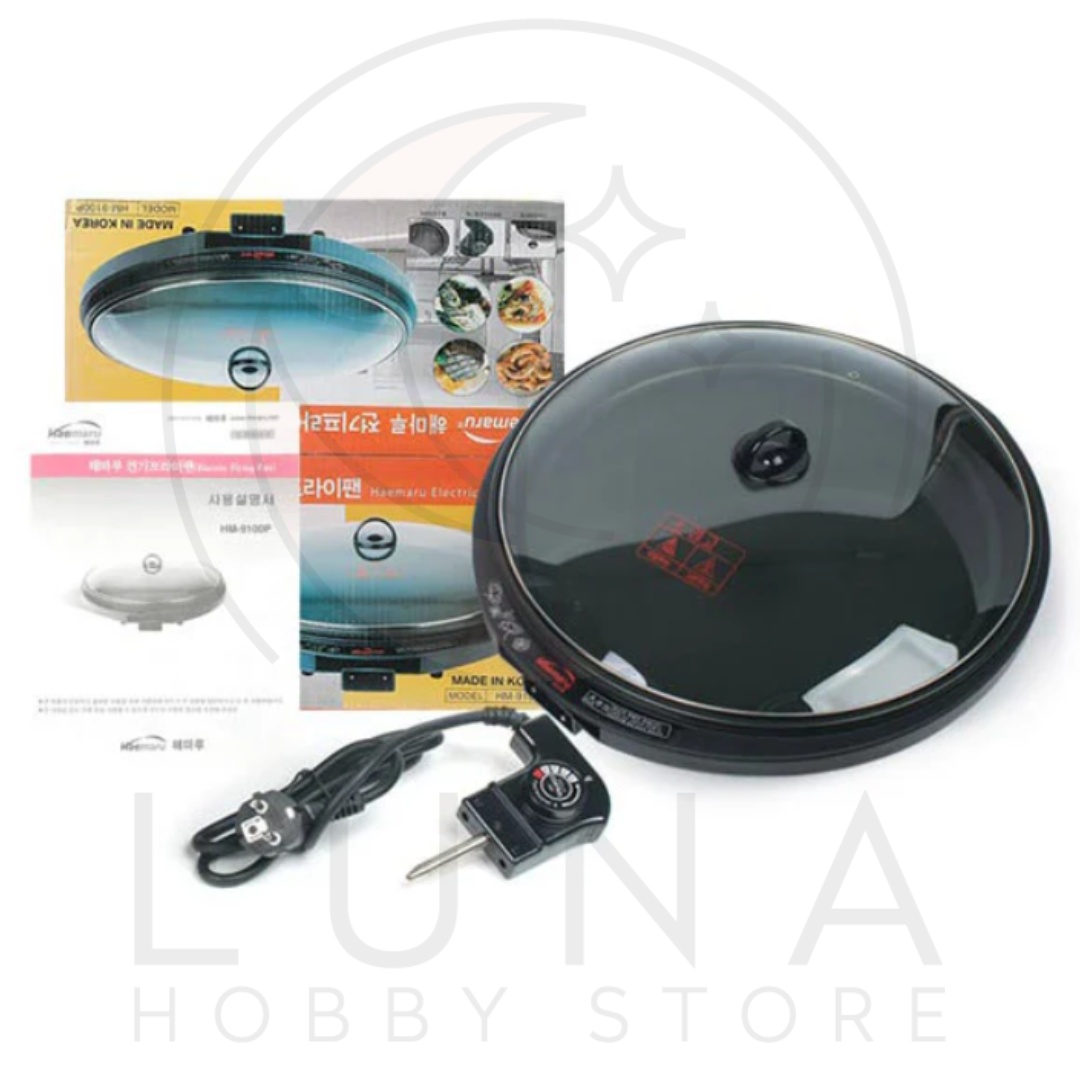 Hae Maru | Electric Frying Pan | Korean Multi Cooker with Lid | HM-9100P 해마루 전기프라이팬 - Image 9