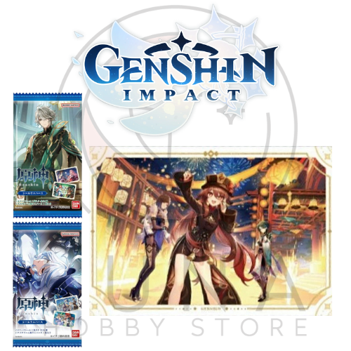 Genshin Impact Seal Wafer Holographic Stickers | Bandai 2025 Collection | 原神 シールウエハース - Image 14