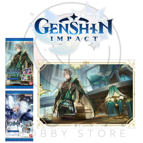 Genshin Impact Seal Wafer Holographic Stickers | Bandai 2025 Collection | 原神 シールウエハース - Image 15