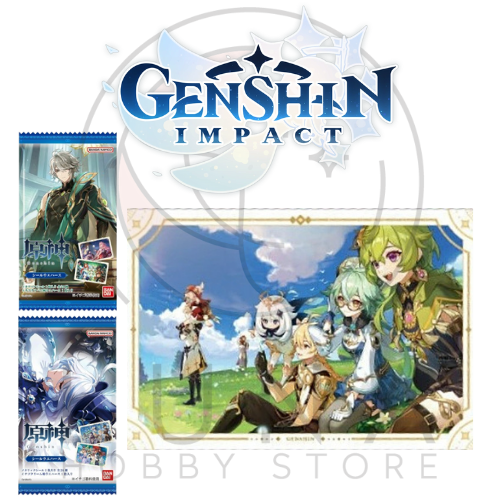 Genshin Impact Seal Wafer Holographic Stickers | Bandai 2025 Collection | 原神 シールウエハース - Image 16