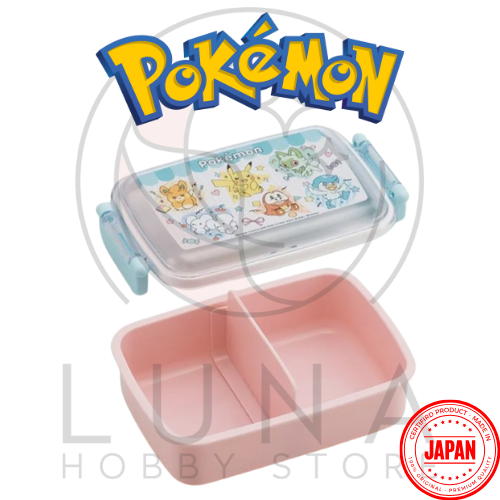 Pokémon Pastel Bento Box with Divider | Pikachu Popping | 450ml - Image 2