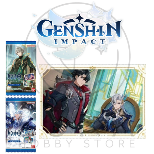 Genshin Impact Seal Wafer Holographic Stickers | Bandai 2025 Collection | 原神 シールウエハース - Image 20