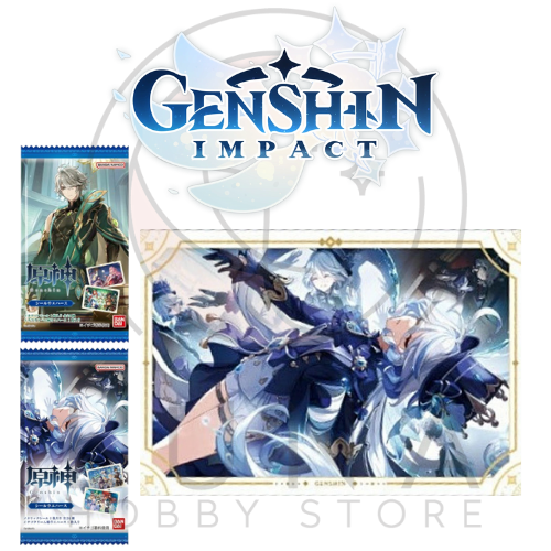 Genshin Impact Seal Wafer Holographic Stickers | Bandai 2025 Collection | 原神 シールウエハース - Image 21