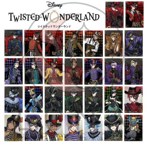 Disney Twisted Wonderland Twin Wafer Part 5 | Character Cards | Bandai 2024 | ディズニー ツイステッドワンダーランド