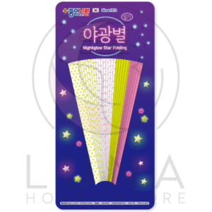Jong Ie Nara | Nightglow Star Folding Paper | 종이나라 야광별접기