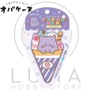 Obakenu Sweets Deco Mirror | Nyankenu Crepe Ver. | オバケーヌ スイーツデコミラー にゃんこクレープ風