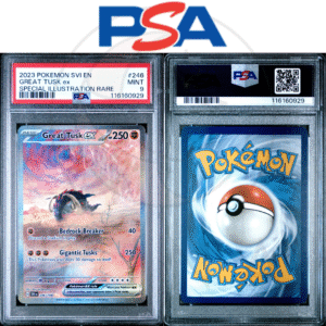 [EN] Great Tusk ex | PSA 9 | Scarlet & Violet 246/198 | Special Illustration Rare