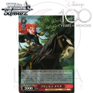 [JP] Weiß Schwarz | プリンセス メリダ Princess Merida | Disney 100 Years of Wonder | Red Super Rare (SR) | ヴァイスシュヴァルツ ディズニー100周年