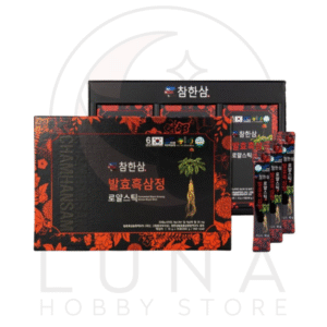 Chamhansam | 6-Year-Old Fermented Black Ginseng Extract Royal Stick | 참한삼 발효흑삼정 로얄스틱 | 10g x 30 Sticks